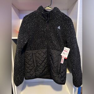 Reebok Black Quilted Jacket